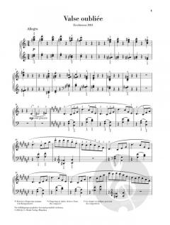 Valse oubliée Nr. 1 von Franz Liszt 