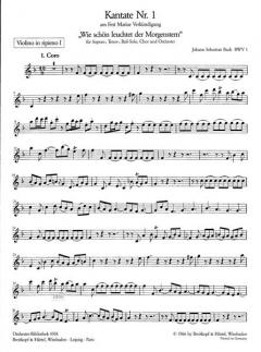 Wie schön leuchtet der Morgenstern von Johann Sebastian Bach 