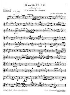 Es ist euch gut, dass ich hingehe von Johann Sebastian Bach 