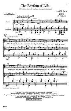 The Rhythm Of Life (Dorothy Fields) 