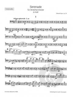Serenade für Streicher e-moll op. 20 von Edward Elgar 