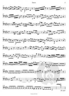 Konzert in E-Dur BWV 1042 von Johann Sebastian Bach für Violine, Streicher und Bc im Alle Noten Shop kaufen (Einzelstimme) - OB5355-VC