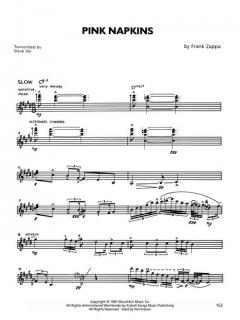 The Frank Zappa Guitar Book von Frank Zappa 