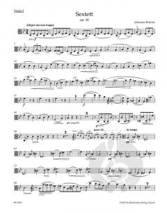 Sextett in B op. 18 von Johannes Brahms (Download) 