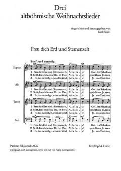 3 altböhmische Weihnachtslieder (Carl Riedel) 