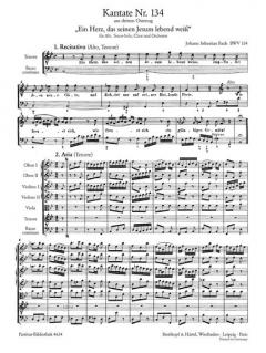 Ein Herz, das seinen Jesum lebend weiss von Johann Sebastian Bach 