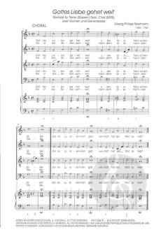 Gottes Liebe gehet weit (Georg Philipp Telemann) 