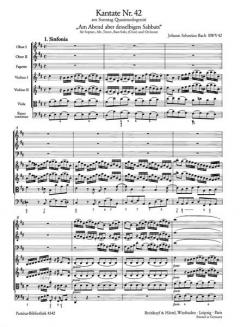 Am Abend aber desselbigen Sabbats von Johann Sebastian Bach 