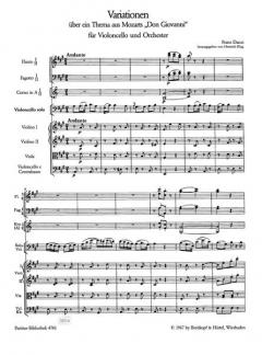 Variationen über ein Thema aus W.A. Mozarts Don Giovanni von Franz Danzi 