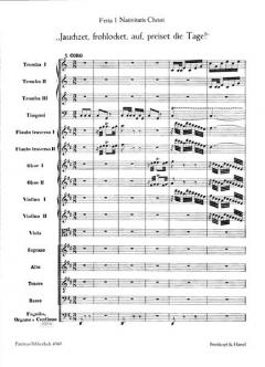 Weihnachtsoratorium BWV 248 von Johann Sebastian Bach 