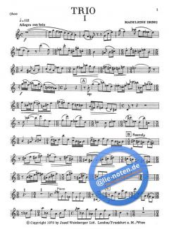 Trio für Flöte, Oboe, Piano (Madeleine Dring) 