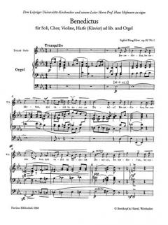 Benedictus op. 82/1 (Sigfrid Karg-Elert) 