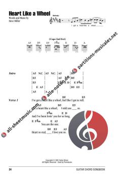 Guitar Chord Songbook von Steve Miller 