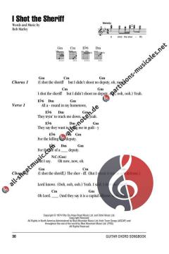 Bob Marley - Guitar Chord Songbook von B. Marley 