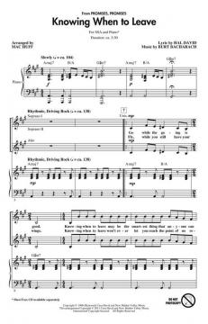 Knowing When To Leave von Burt Bacharach 