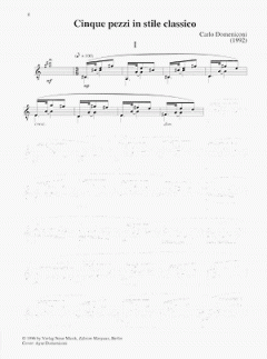 5 pezzi in stile classico von Carlo Domeniconi 