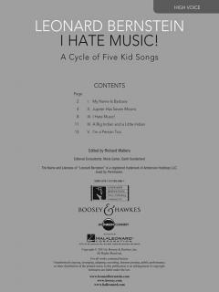 I Hate Music! von Leonard Bernstein 