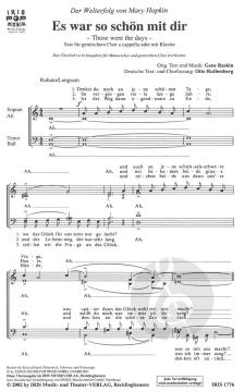 Es war so schön mit dir von Mary Hopkin 