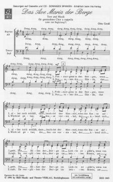 Das Ave Maria der Berge von Otto Groll 