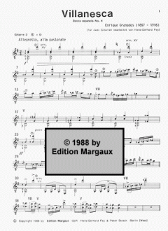 Danza espagnola No. 4: Villanesca von Enrique Granados 