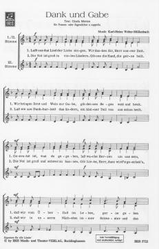 Dank und Gabe von Karl-Heinz Weber-Müllenbach 