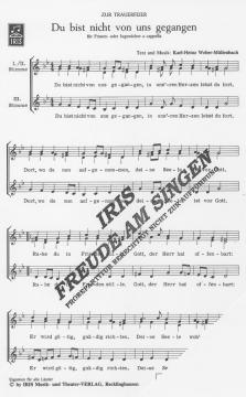Du bist nicht von uns gegangen (Karl-Heinz Weber-Müllenbach) 