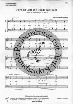 Ehre sei Gott und Friede auf Erden (Dmitri Bortniansky) 