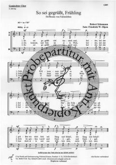 So sei gegrüsst, Frühling (Robert Schumann) 