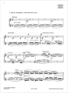 Douze Etudes pour Piano von Claude Debussy 