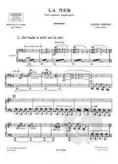 La Mer 4 Mains von Claude Debussy 
