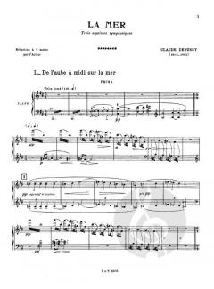 La Mer 4 Mains von Claude Debussy 