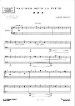 Jardins Sous La Pluie. Extrait N. 3 De Estampes von Claude Debussy 