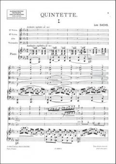 Quintette op. 77 (Michael Sachs) 