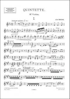 Quintette op. 77 (Michael Sachs) 