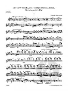 Streichsextett A-Dur op. 48 von Antonín Dvorák im Alle Noten Shop kaufen (Stimmensatz)