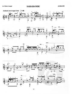 J. S. Bach French Suite No. 5 in C Major BWV 816 von J.S. Bach 