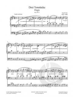 Synagogalmusik Band 3: 3 Tonstücke op. 297, Träumerei op. 255 von Josef Löw 