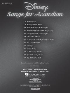 Disney Songs for Accordion 