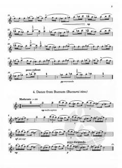Romanian Folk Dances for Clarinet von Béla Bartók 