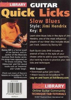 Slow Blues - Quick Licks von Jimi Hendrix 