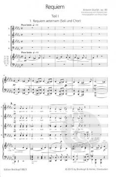 Requiem op. 89 von Antonín Dvorák für Soli, Chor und Orchester im Alle Noten Shop kaufen - EB8823