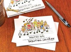 Beautiful Music - Beautiful Children Notecards im Alle Noten Shop kaufen