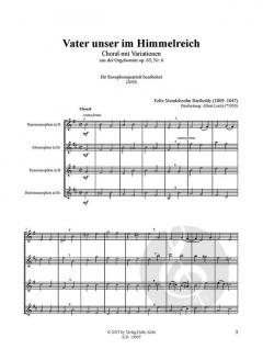 Vater unser im Himmelreich von Felix Mendelssohn Bartholdy 