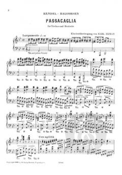 Passacaglia von Georg Friedrich Händel 
