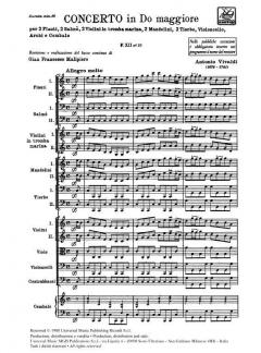 Concerto C Major RV558 FXII#37 T318 (Antonio Vivaldi) 