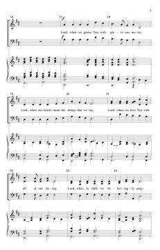 Lord, When We Praise You With Glorious Music (Benjamin Harlan) 