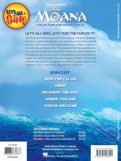 Let's All Sing Songs From MOANA 