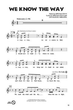 Let's All Sing Songs From MOANA 