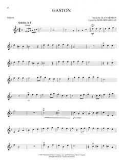 Beauty And The Beast - Violin von Tim Rice im Alle Noten Shop kaufen