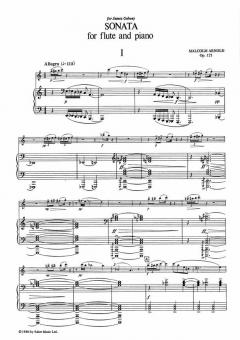 Sonata for Flute and Piano von Malcolm Arnold 